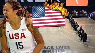 Anthem Protester Brittney Griner takes SHOCKING stance on National Anthem at the Olympics [upl. by Loseff]