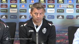 Swansea City Video Miroslav Dukic prematch press conference [upl. by Nicol880]