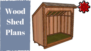 4x8 Firewood Shed Plans [upl. by Cathyleen868]