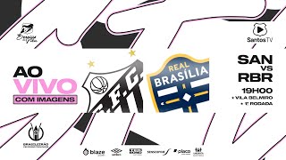 🔴 AO VIVO COM IMAGENS SANTOS 1 x 1 REAL BRASÍLIA  BRASILEIRO FEMININO 150324 [upl. by Pillyhp]