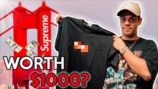 WHY IS THIS SUPREME TSHIRT WORTH 1000 [upl. by Arabrab413]