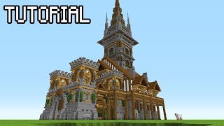 How to Make a MEDIEVAL CASTLE in Minecraft [upl. by Annola]