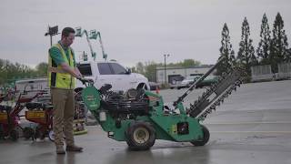 How to Use a Trencher Operation amp Safety Tips  Sunbelt Rentals [upl. by Husain]