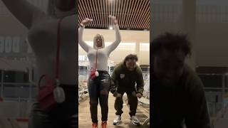 when the gummies take over at the airport like comment subscribe dance [upl. by Dadirac]