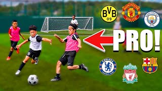 I Created a Football Competition Winner  10000 ft KID RONALDO vs KID MESSI [upl. by Nacul104]