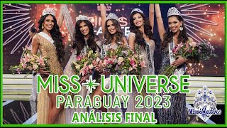 Miss Universo Paraguay 2023  Análisis Final [upl. by Brighton]