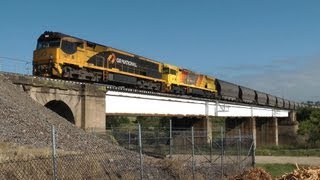 NSW Railways  Hunter Valley amp Ulan Line 4 Nov 2011 Australian Trains [upl. by Rhiamon]