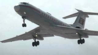 Air Koryo Tu134 taking off from Wonsan Kalma Airport [upl. by Pliner]