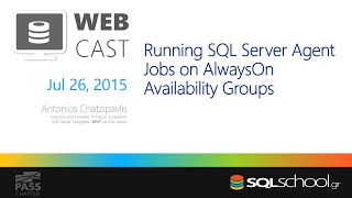 Running SQL Server Agent Jobs on AlwaysOn Availability Groups [upl. by Wirth189]