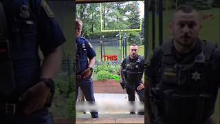 Trespassing Cop Pulls Gun on Defiant Homeowner [upl. by Risay13]