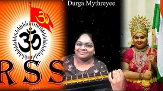 Namaste Sada Vatsale RSS Prayer On Veena Durga Mythreyee [upl. by Amzaj]