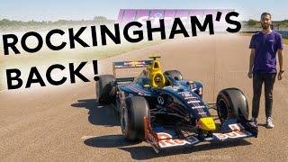 Mark Webbers Old Red Bull Racing Car At Rockingham [upl. by Yunick]