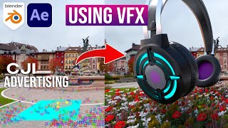 How to create CGI Product ads using VFX in Blender  Blender VFX Tutorial [upl. by Varden858]