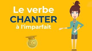 Learn how to conjugate the verb to sing imperfect tense chanter imparfait frenchconjugation [upl. by Ashlen790]