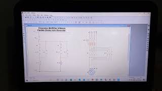 CADeSIMU  Partida Direta com Reversão de sentido de giro [upl. by Adnirod882]