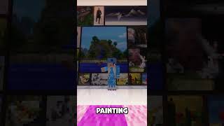 How to make a PAINTING in Minecraft NEW 121 Tutorial minecrafttutorial minecraft [upl. by Geraldina]