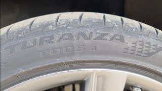 Bridgestone Turanza T005A 22545R19 92W made in Japan [upl. by Nalak]