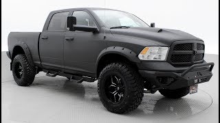 Lifted 2015 Ram 1500 4WD RTXC  Complete Rhino Linings  ridetimeca [upl. by Amand]