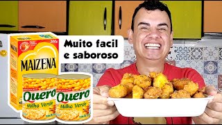 BOLINHO FRITO DE MILHO  Fubá online [upl. by Eiryt56]