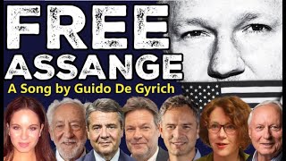 Guido de Gyrich Lasst Julian Assange frei  Song [upl. by Akimik]