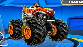 Hot Wheels Unlimited  Hot Wheels Monster Truck Shark Tiger Race With High Speed  Android Gameplays [upl. by Ranique]