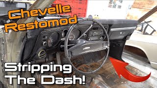 Stripping The Chevelles Dash amp Unboxing New Parts Chevelle Restomod Ep4 [upl. by Enyal]