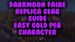 Darkmoon Faire Replica gear guide Easy 30k per character [upl. by Moll]