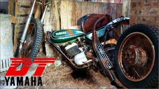 Restoration Of An Abandoned Yamaha DT 250  Genuine Barn Find [upl. by Gentille]