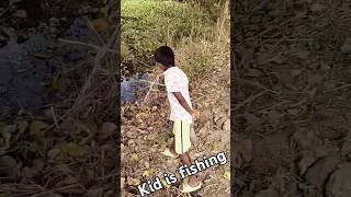 Kid is fishingAmazing World Views httpswwwyoutubecomchannelUCdUZ9zKeBkP8oH7ioqpKCeg [upl. by Ezra]