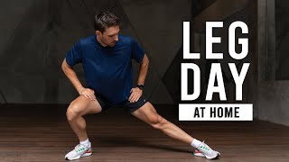 15 Min Intense Leg Workout At Home No Equipment [upl. by Grete]