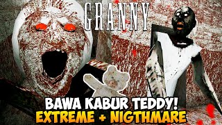 TANTANGAN TERSULIT KABUR SAMBIL BAWA KABUR TEDDY Granny Sewer Update [upl. by Christensen380]