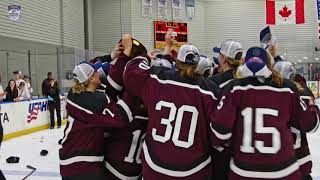 ChipotleUSA Hockey Nationals  ShattuckSt Marys Win BackToBack Girls Tier I 19U Titles [upl. by Llenej]