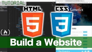 HTML and CSS Tutorial  Create a Website for Beginners [upl. by Alex84]