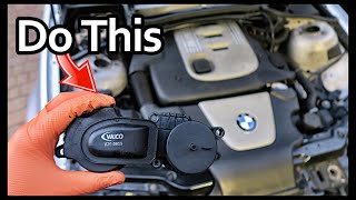 BMW M47  M57 Crankcase Breather Replacement [upl. by Anialram708]