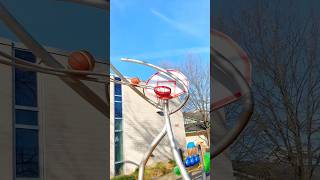 Hooping on the Worlds Most Bizarre Basketball Hoop 🏀 [upl. by Stelle783]