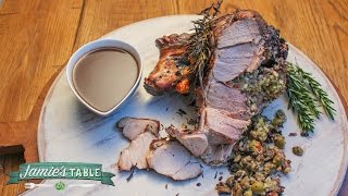 Stuffed Leg of Lamb Recipe with Rosemary amp Pine Nuts  Woolworths [upl. by Hsina]