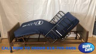 Invacare Full Electric Hospital Bed Package Daily Care 8187050606 [upl. by Nur]