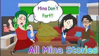 All Mina Stories October 29 November 09  Animated Story  Mina English  improve English [upl. by Nnaeel836]