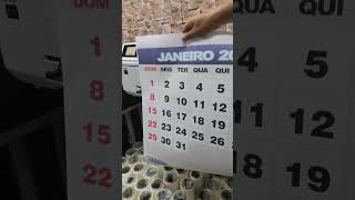 CALENDÁRIO GIGANTE [upl. by Jed319]