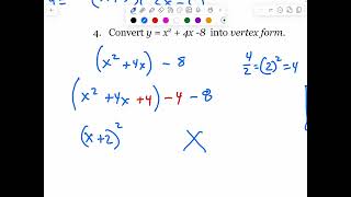 Quadratics Review Pg 5 amp 6 [upl. by Leigha]