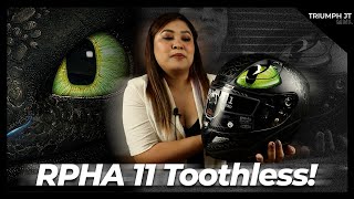 HJC RPHA 11 TOOTHLESS DRAGON Unboxing  ft Lastowg Rider 2022 [upl. by Iad]