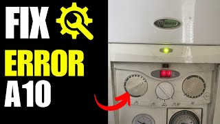 Vokera Boiler A10 Error  How To Fix [upl. by Aldas]