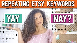 Etsy SEO Should you repeat keywords [upl. by Latrina431]