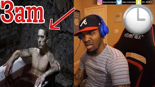 What in the hell did I just watch  Eminem  3 am  REACTION [upl. by Aleel]