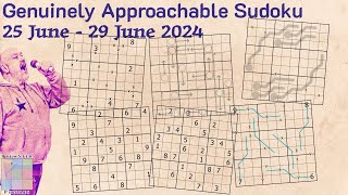 Genuinely Approachable Sudoku GAS  25Jun to 29Jun2024 [upl. by Harwin]