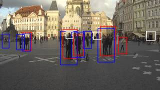 Opencv people detection by Haar Cascade Classifier by adaboost [upl. by Naitsirk]