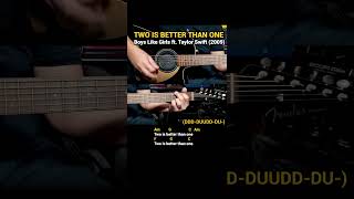 Two Is Better Than One  Boys Like Girls 2009  Easy Guitar Chords Tutorial with Lyrics Part 5 [upl. by Krishna515]