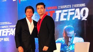 Shahrukh Khan And Karan Johar At Ittefaq Press Conference [upl. by Walley]