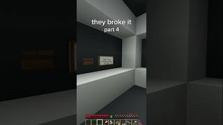 Minecraft Escape Room part 4 minecraftshorts minecraft [upl. by Alliuqa]