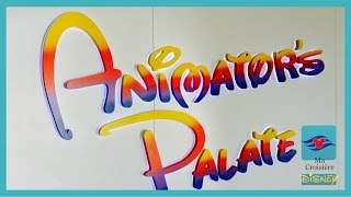 Animators Palate  Show on board the ReImagined Disney Magic [upl. by Tess953]